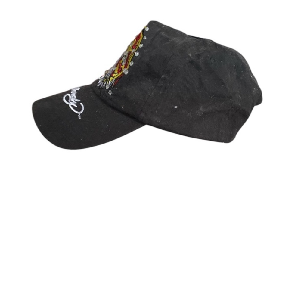 Ed Hardy y2k Black Cap with Tiger Design - Picture 2 of 3